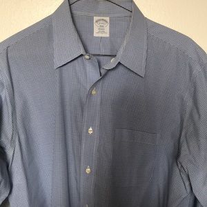 Men’s brooks brothers blue button down, 17-4/5